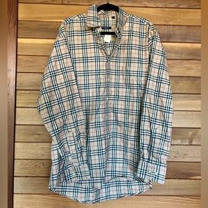 NWT Burberry Plaid Long Sleeve Shirt